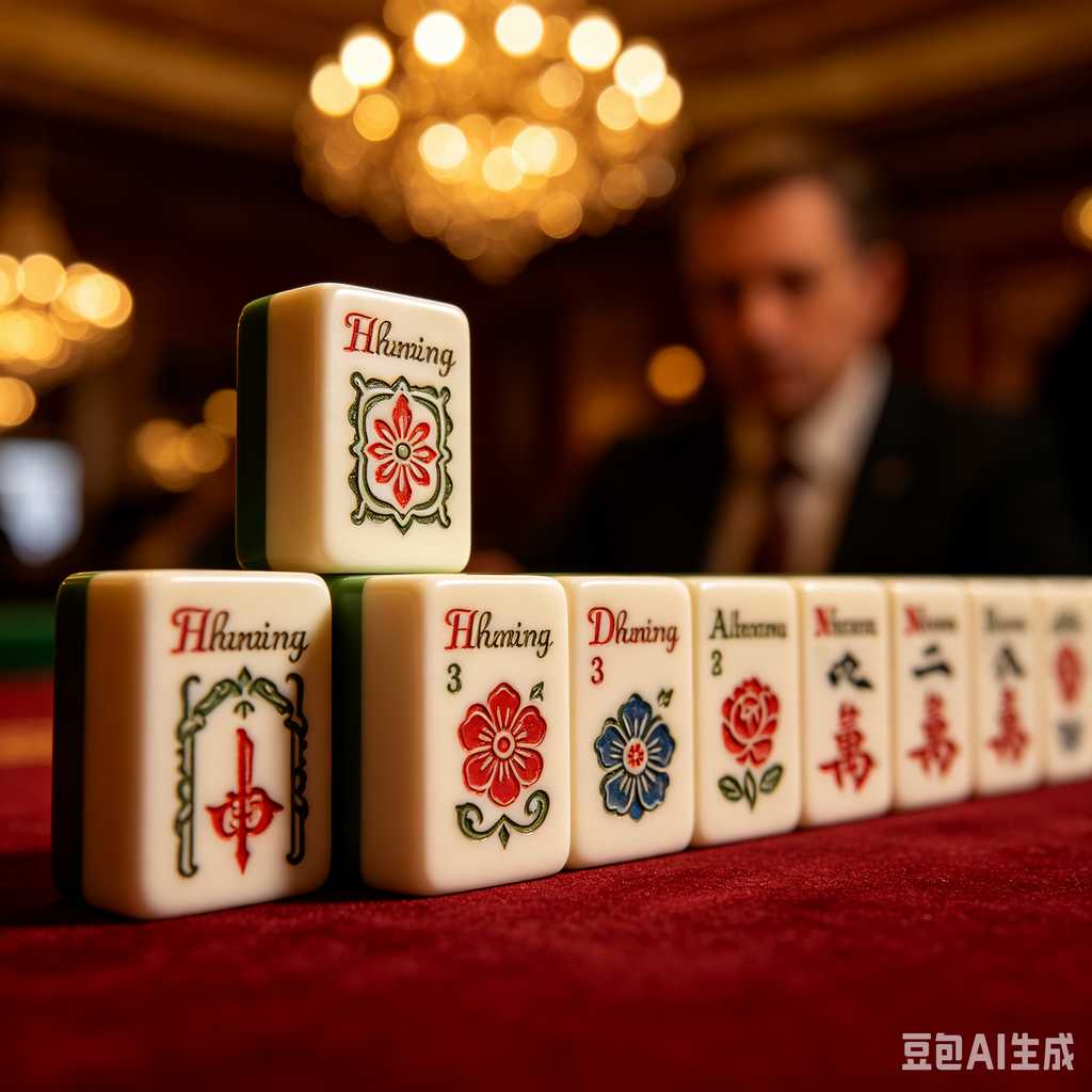 hand carved mahjong tiles